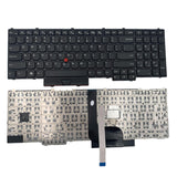 Maxbell US Keyboard US Layout Matte for ThinkPad P50 20EN/20EQ P70 Black