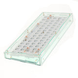 Maxbell 64 Keys Wired Mechanical Keyboard DIY Kit Hot Swap Switch RGB Clear Green
