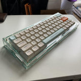 Maxbell 64 Keys Wired Mechanical Keyboard DIY Kit Hot Swap Switch RGB Clear Green