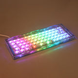 Maxbell 64 Keys Wired Mechanical Keyboard DIY Kit Hot Swap Switch RGB Clear Green