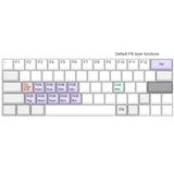 Maxbell 64 Keys Wired Mechanical Keyboard DIY Kit Hot Swap Switch RGB Clear Green