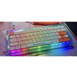 Maxbell 64 Keys Wired Mechanical Keyboard DIY Kit Hot Swap Switch RGB Clear Green