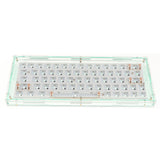 Maxbell 64 Keys Wired Mechanical Keyboard DIY Kit Hot Swap Switch RGB Clear Green