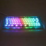 Maxbell 64 Keys Wired Mechanical Keyboard DIY Kit Hot Swap Switch RGB Clear Green