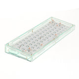 Maxbell 64 Keys Wired Mechanical Keyboard DIY Kit Hot Swap Switch RGB Clear Green