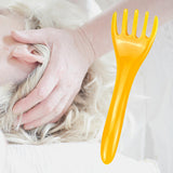 Maxbell Massage Comb Head Massager Comb Wide Tooth Hair Comb for Women Men Yellow