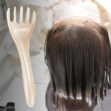 Maxbell Massage Comb Head Massager Comb Wide Tooth Hair Comb for Women Men Beige