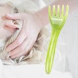 Maxbell Massage Comb Head Massager Comb Wide Tooth Hair Comb for Women Men Green