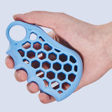 Maxbell Grip Strengthener Flexible Musicians Device Finger Exerciser for Stroke Blue