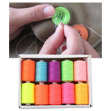Maxbell Sewing Threads Kit Polyester 1000 Yards Per Spool All Purpose Bright Color