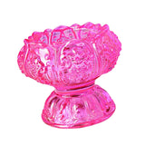 Maxbell Lotus Tealight Candle Stand for Parlor Romantic Candle Dinners Wedding Pink