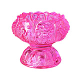 Maxbell Lotus Tealight Candle Stand for Parlor Romantic Candle Dinners Wedding Pink