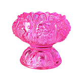 Maxbell Lotus Tealight Candle Stand for Parlor Romantic Candle Dinners Wedding Pink