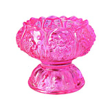 Maxbell Lotus Tealight Candle Stand for Parlor Romantic Candle Dinners Wedding Pink