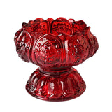 Maxbell Lotus Tealight Candle Stand for Parlor Romantic Candle Dinners Wedding Red