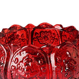 Maxbell Lotus Tealight Candle Stand for Parlor Romantic Candle Dinners Wedding Red