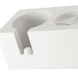 Maxbell Coffee Tamper Holder Adjustable ABS Plastic Tools for Coffee Making White