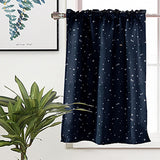 Maxbell 1 Panel Blackout Curtain Cutout Machine Washable for Living Room Dining Room