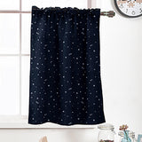 Maxbell 1 Panel Blackout Curtain Cutout Machine Washable for Living Room Dining Room