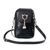 Maxbell Mini Crossbody Phone Bag Ladies Handbag Shoulder Bag Wallet Coin Purse Black