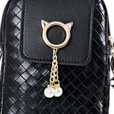 Maxbell Mini Crossbody Phone Bag Ladies Handbag Shoulder Bag Wallet Coin Purse Black