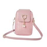 Maxbell Mini Crossbody Phone Bag Ladies Handbag Shoulder Bag Wallet Coin Purse Pink