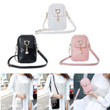 Maxbell Mini Crossbody Phone Bag Ladies Handbag Shoulder Bag Wallet Coin Purse White