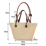 Maxbell Summer Beach Bag Lady Handbags Top Handle Satchel Fashion Large Tote Purse