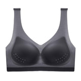 Maxbell Women Seamless Bra Every Day Bralette Lightweight for Exercise Women Girls 2XL Black