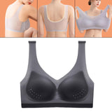 Maxbell Women Seamless Bra Every Day Bralette Lightweight for Exercise Women Girls 2XL Black