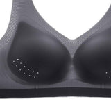 Maxbell Women Seamless Bra Every Day Bralette Lightweight for Exercise Women Girls 2XL Black