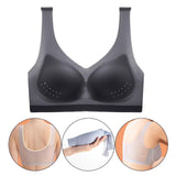 Maxbell Women Seamless Bra Every Day Bralette Lightweight for Exercise Women Girls 2XL Black