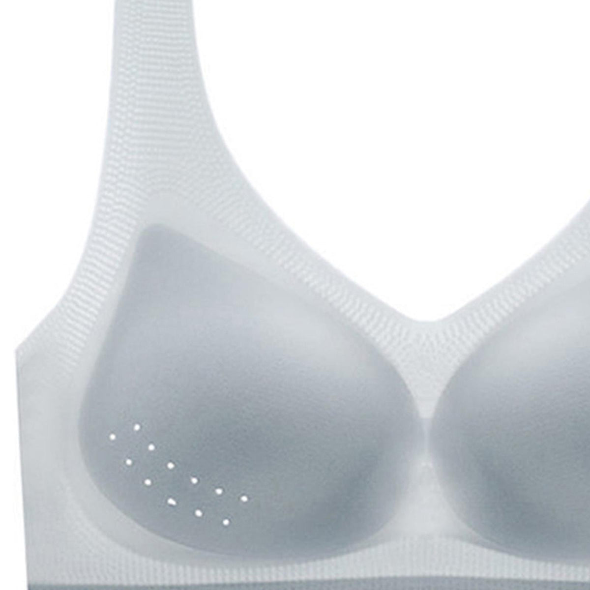 Maxbell Women Seamless Bra Every Day Bralette Lightweight for Exercise Women Girls L Gray