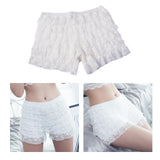 Maxbell Women Underwear Shorts Long Briefs Brief Panty Safety Shorts Leggings White  L