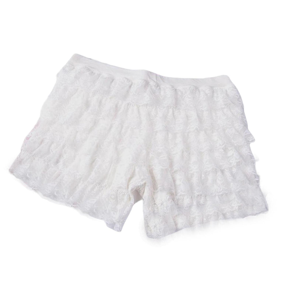 Maxbell Women Underwear Shorts Long Briefs Brief Panty Safety Shorts Leggings White  S