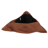 Maxbell 1 Piece Tricorn Accs Brown Pirate Hat for Outdoor Costume Unisex Children