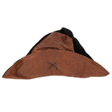 Maxbell 1 Piece Tricorn Accs Brown Pirate Hat for Outdoor Costume Unisex Children