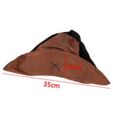 Maxbell 1 Piece Tricorn Accs Brown Pirate Hat for Outdoor Costume Unisex Children