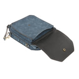 Maxbell Waist Ring Belt Pouch Fanny Bag Wallet Multifunctional Prop Costume Gothic Blue