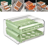 Maxbell 32 Grids Eggs Storage Box Duck Chickens Eggs Tray Stackable Fresh Keeping