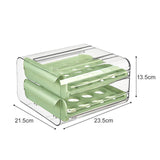 Maxbell 32 Grids Eggs Storage Box Duck Chickens Eggs Tray Stackable Fresh Keeping