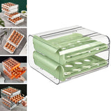 Maxbell 32 Grids Eggs Storage Box Duck Chickens Eggs Tray Stackable Fresh Keeping