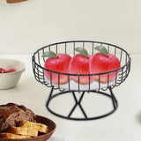 Maxbell Countertop Counter Fruit Basket Holder with Base for Food Displaying Kitchen L