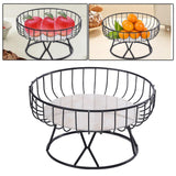 Maxbell Countertop Counter Fruit Basket Holder with Base for Food Displaying Kitchen L