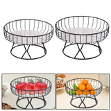 Maxbell Countertop Counter Fruit Basket Holder with Base for Food Displaying Kitchen S