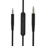 Maxbell Headphone Replacement Cable 2.5mm 140cm for QC25 35 35II  Black with Mic