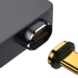 Maxbell Magnetic USB C Adapter 24 Pin Compact Type C Connector for Tablet Home Style A