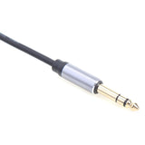 Maxbell 1/4 Insert Cable 6.35mm TRS to Dual 6.35mm TS for Sound Cards Amplifiers