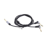 Maxbell 1/4 Insert Cable 6.35mm TRS to Dual 6.35mm TS for Sound Cards Amplifiers