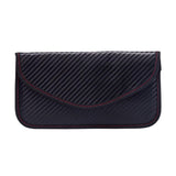 Maxbell Carbon Fiber PU Faraday Bag Car RFID Signal Blocking Pocket Wallet for Phone